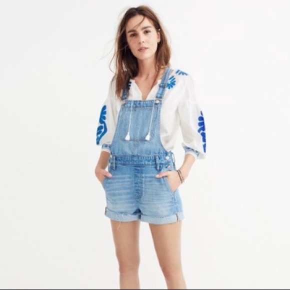 NWOT Madewell Denim Overalls - Picture 1 of 8